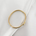 Knotted Bangle Bracelet