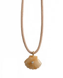 Solana Shell Pendant Cord Necklace