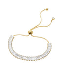 Clear Gem Statement Bracelet