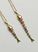 Rainbow Koi Pendant Necklace