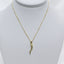Gold Italian Horn Necklace