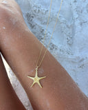 Golden Sea Star Necklace