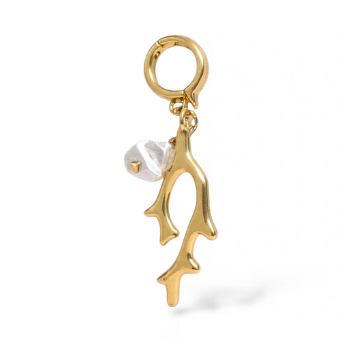 Golden Coral Bikini Charm