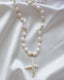 Pearl Cross Necklace