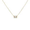 Baguette Solitaire Necklace