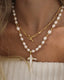 Pearl Cross Necklace