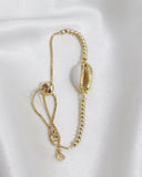 White Seashell Bracelet