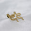 Golden Snake Earrings