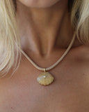 Solana Shell Pendant Cord Necklace
