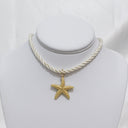 Katie Rope Necklace in Cream