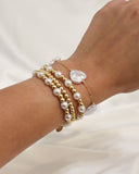 Pearl Heart Bracelet