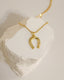 Horseshoe Pendant Necklace