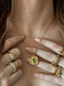 Olive Grove Pendant Necklace