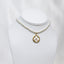 Pearl & Gold Clover Choker Necklace