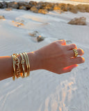 Knotted Bangle Bracelet