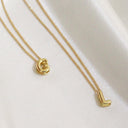 Mini Bubble Initial Necklace