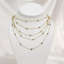 Colored Gem Necklace