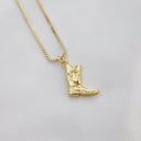 Cowgirl Boots Necklace