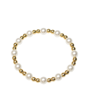 Pearl & Gold Bead Bracelet