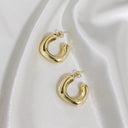 Chunky Squared Hoop Earrings