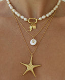 Golden Sea Star Necklace