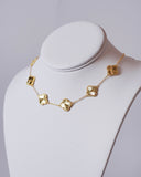 Golden Clover Necklace