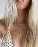 Pavé Letter Necklace