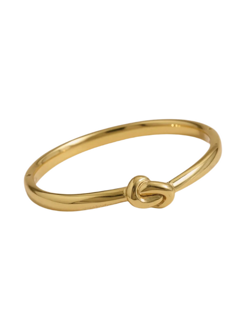 Knotted Bangle Bracelet