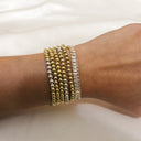 Clear Gem Statement Bracelet