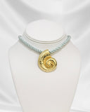 Summer Rope Necklace in Aqua