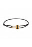 Lock Cord Bracelet (Black)