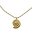 Pearl & Gold Seashell Choker Necklace