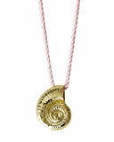 Summer Rope Necklace in Pink