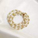 Pearl & Gold Bead Bracelet