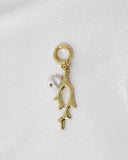 Golden Coral Bikini Charm