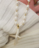 Pearl Cross Necklace