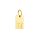 Stone and Initial Necklace