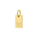 Stone and Initial Necklace