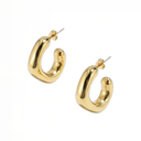 Chunky Squared Hoop Earrings
