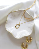 Minimalist Square Pendant Necklace